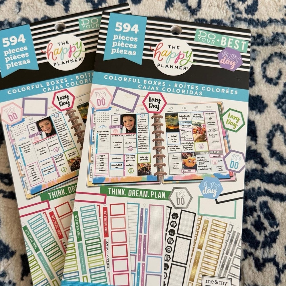 Happy Planner Sticker Packs - Colorful Assorted Sheets - Picture 5 of 5